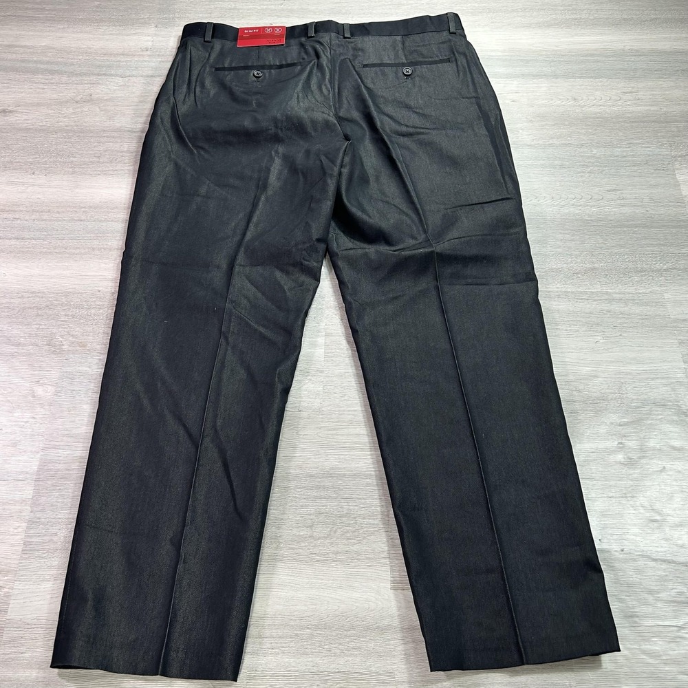 Men's Black Dress Pants - Classic Formal Trousers